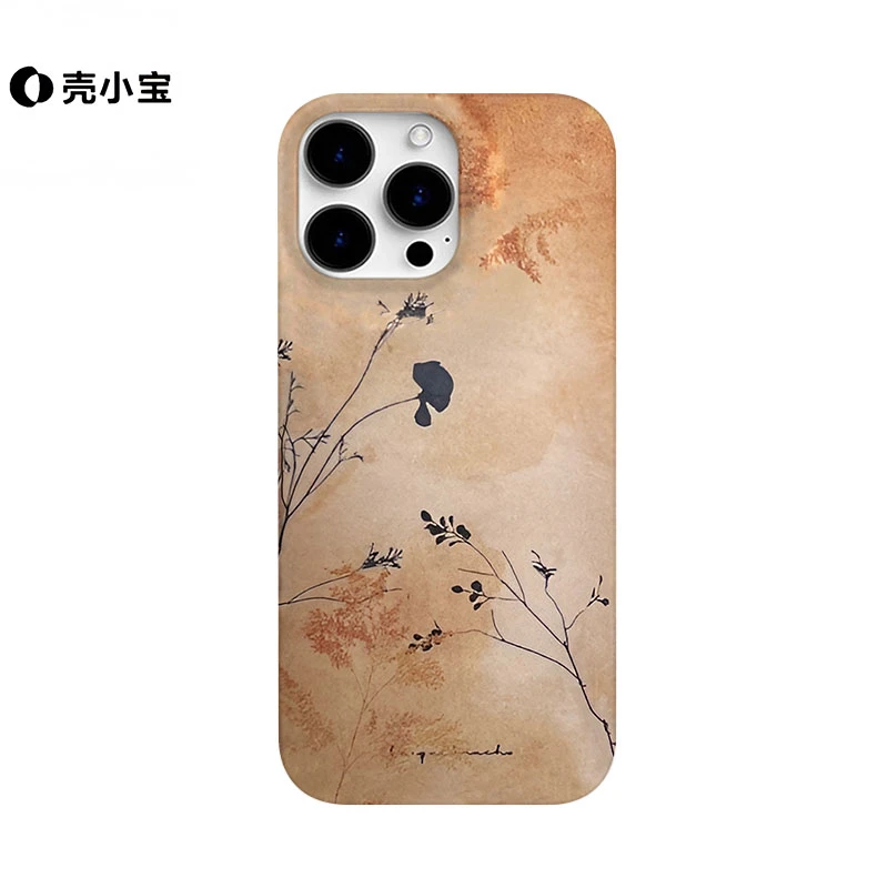 花桃树枝适用苹果16pro手机壳iphone15/14小众13pro/12pro/11个性