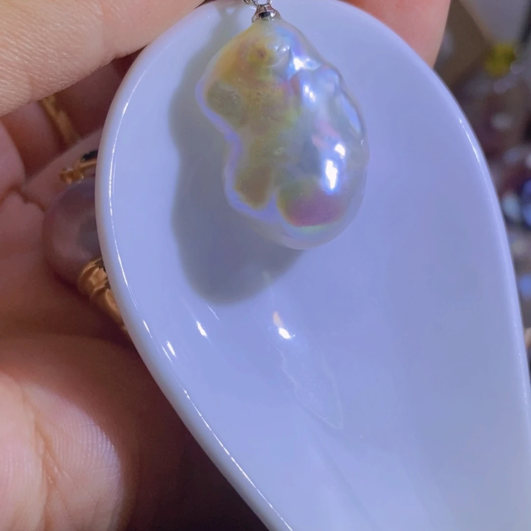 银S925镶嵌特价（不退不换）淡水珍珠