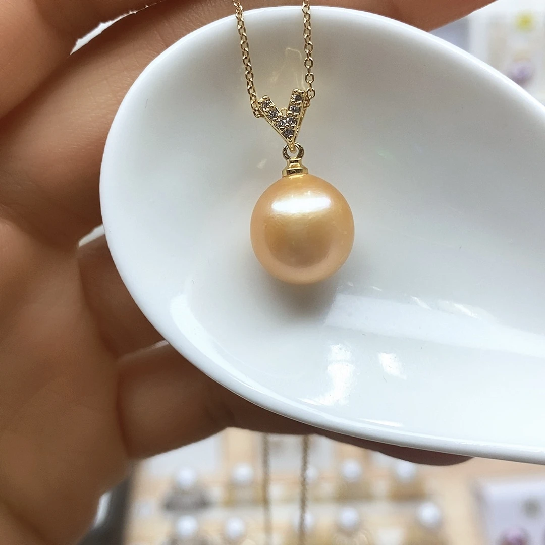 淡水珍珠颈饰合金