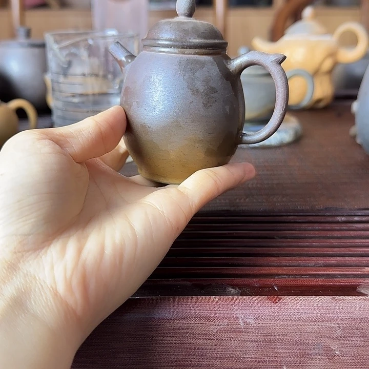 紫砂茶壶坭兴陶龙窑柴烧大寺