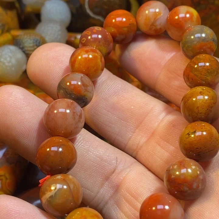 玛瑙/玉髓手链未镶嵌风**舟