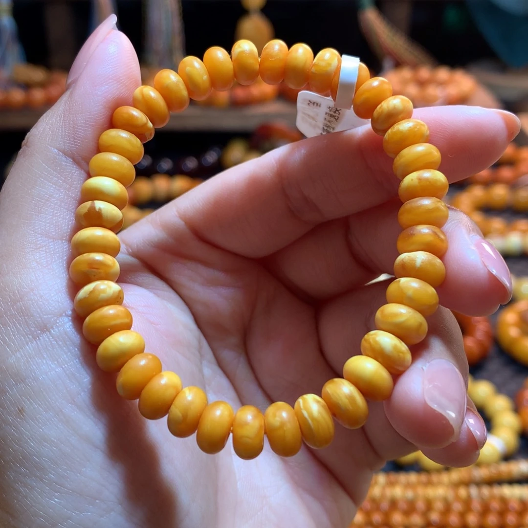 蜜蜡未镶嵌手串蜜蜡手串