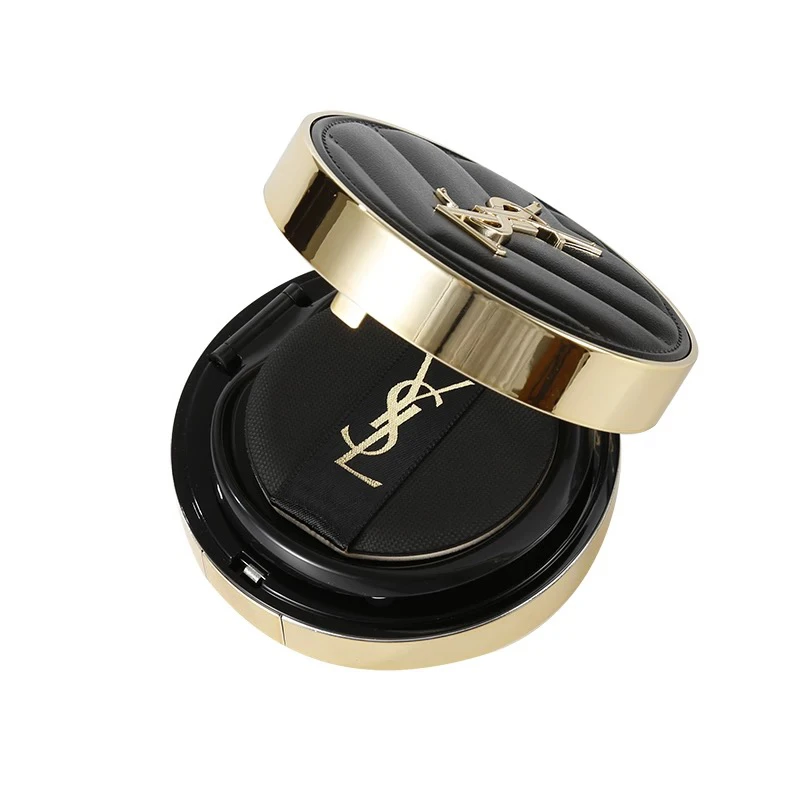 Ysl圣罗兰黑皮革气垫14g