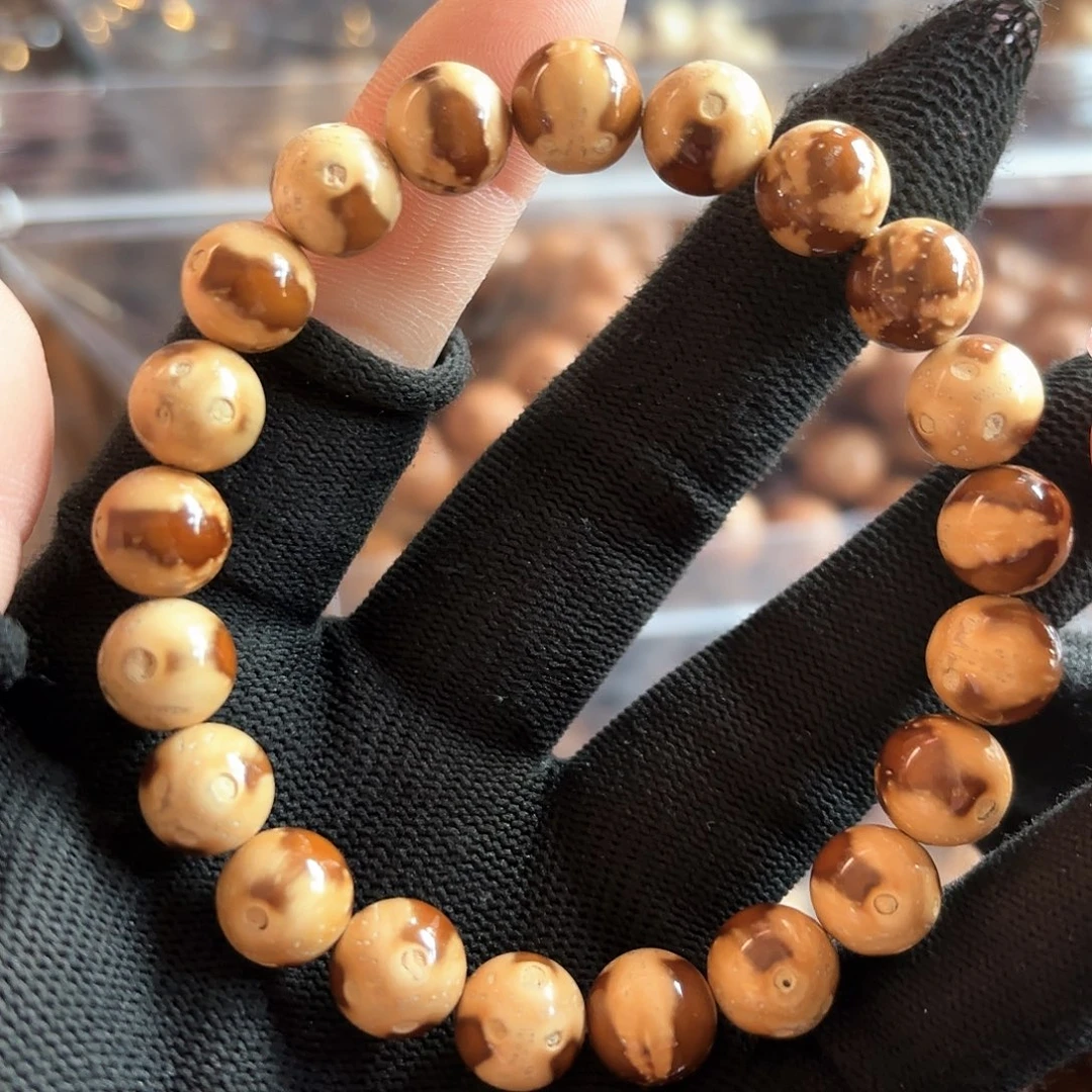 紫金鼠圆珠手串全品10