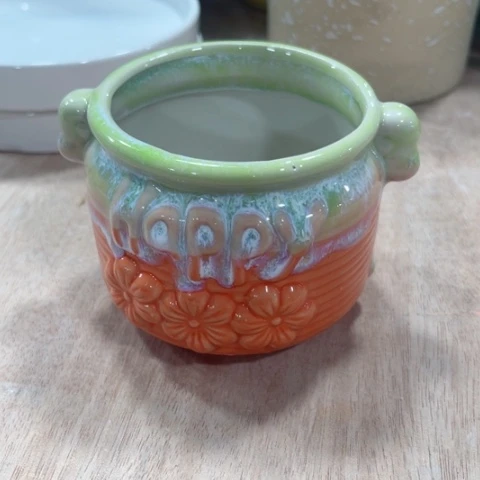 陶瓷新年快乐都是福利盆各位姐姐