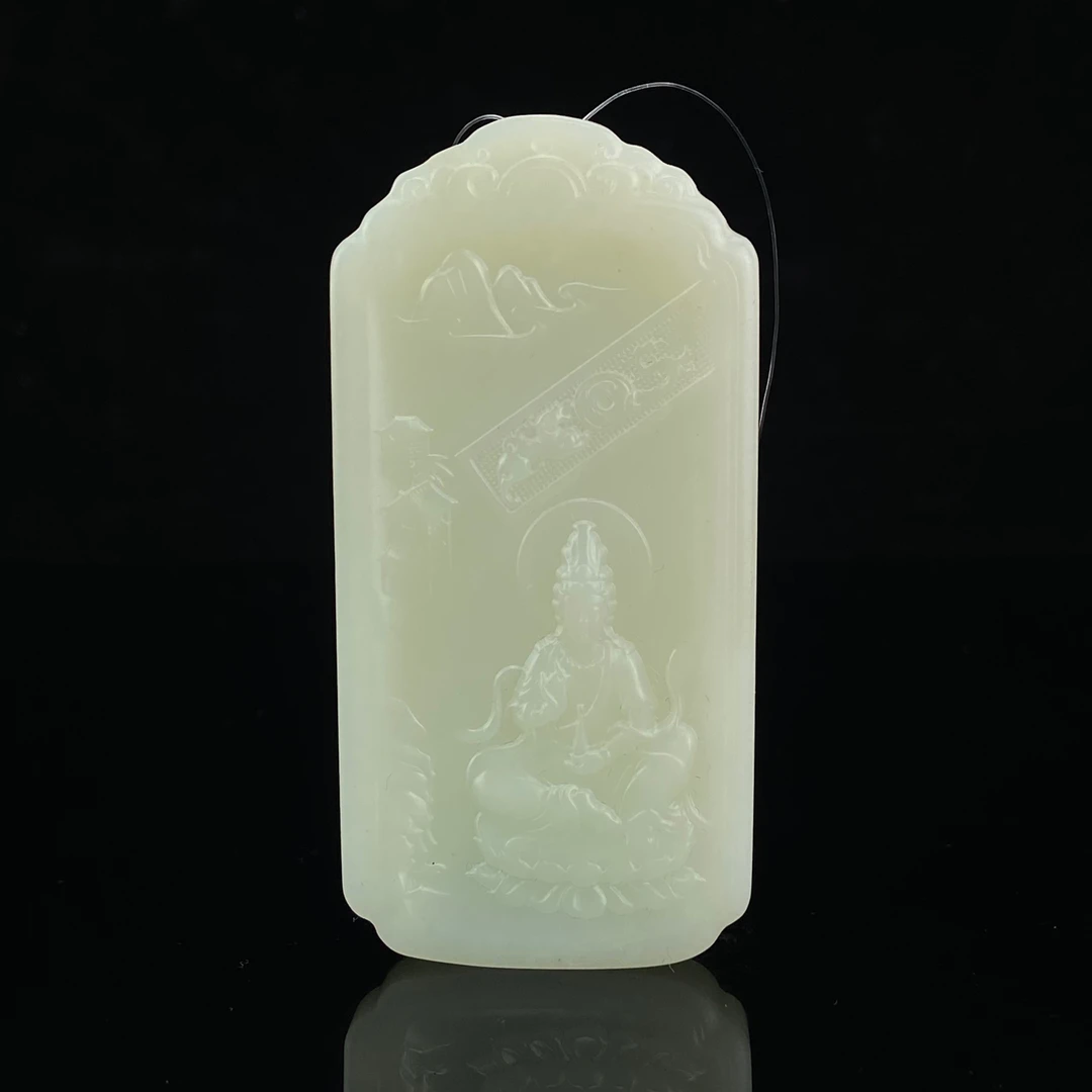 LLW3013SY 和田玉 梵音乾坤/朵云轩