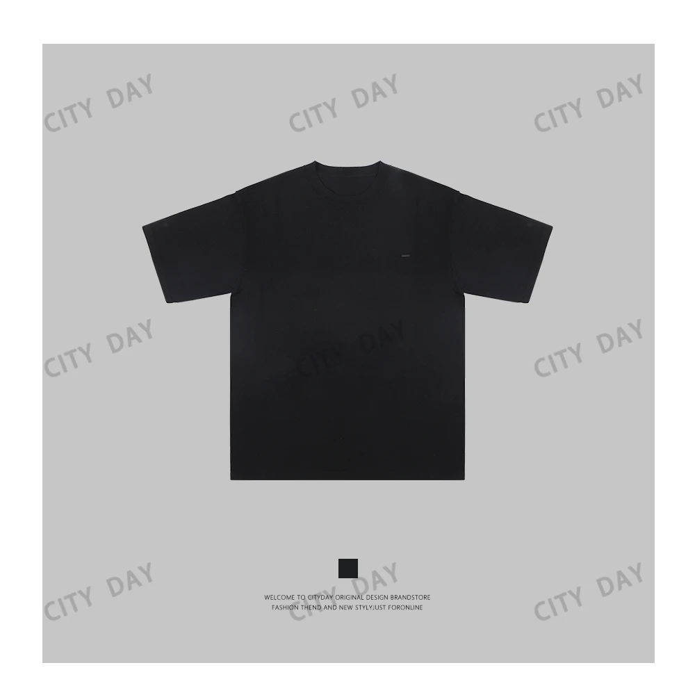 CityDay【楠哥】cleanfit 云感凉肌空气冰氧极简微阔短袖T恤 T9130