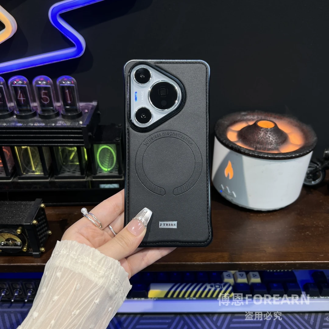 适用于华为pura70pro手机壳pura70ultra保护套磁吸金属超薄无边框