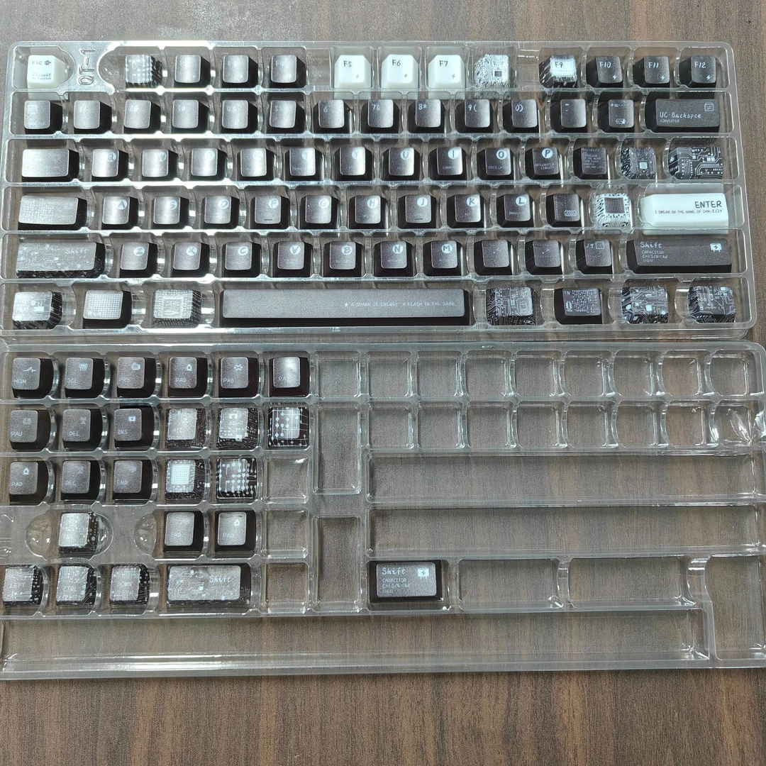 99键五面热升华键帽客制化键帽原厂高度-电图键帽