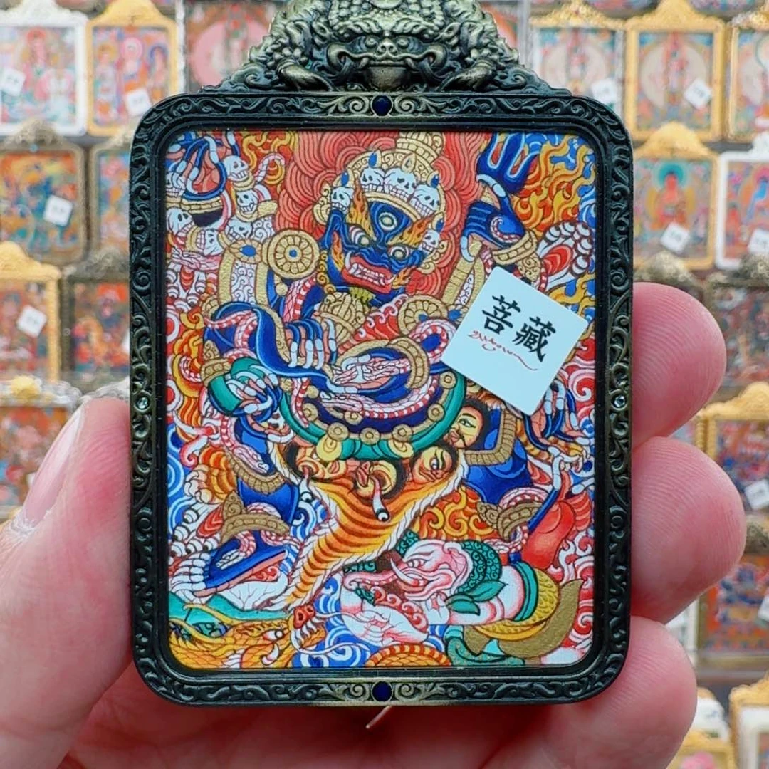 吊坠新卡 大黑天 彩唐 顶工 坚赞