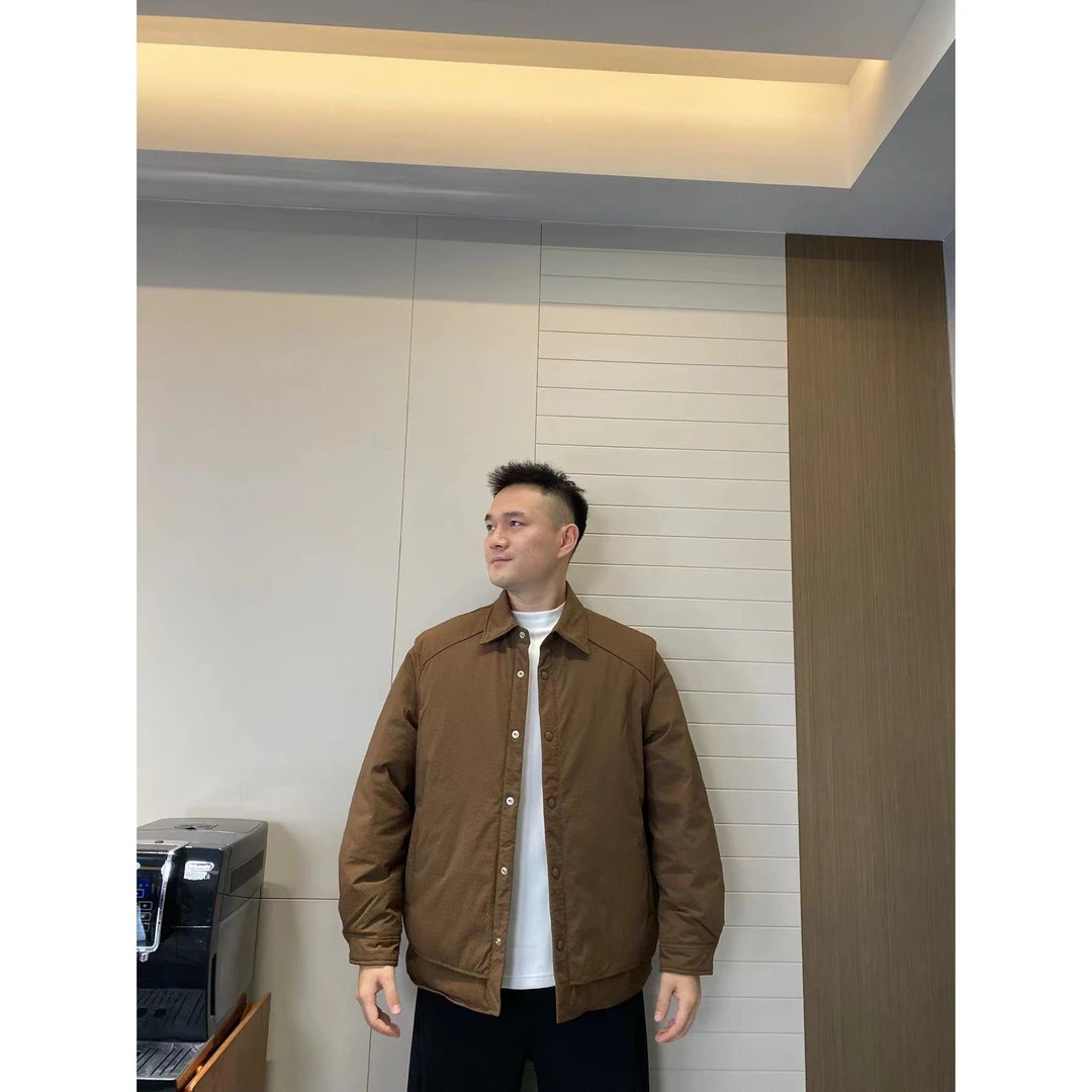 秋冬男士翻领立体运动休闲剪裁纯色白鸭绒羽绒服X8803