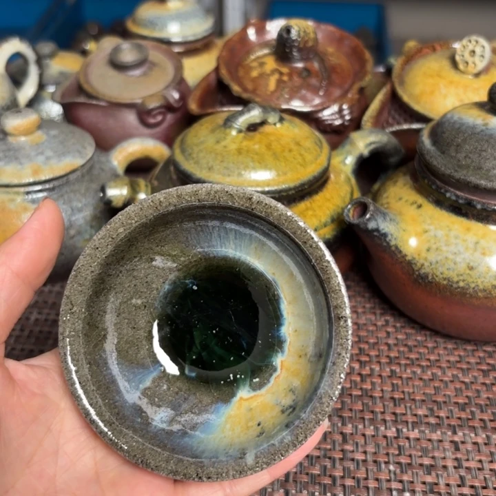 茶杯紫砂狗*老斗笠杯