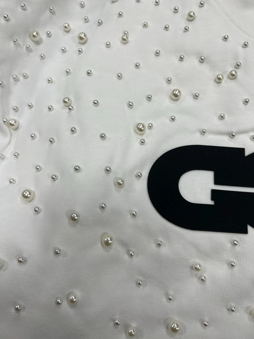 重磅！散乱珍珠！真的帅 能穿必冲！快断码！短袖T恤男女同款