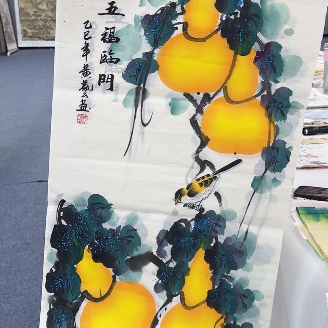 国画事事顺心如意万事如意万事