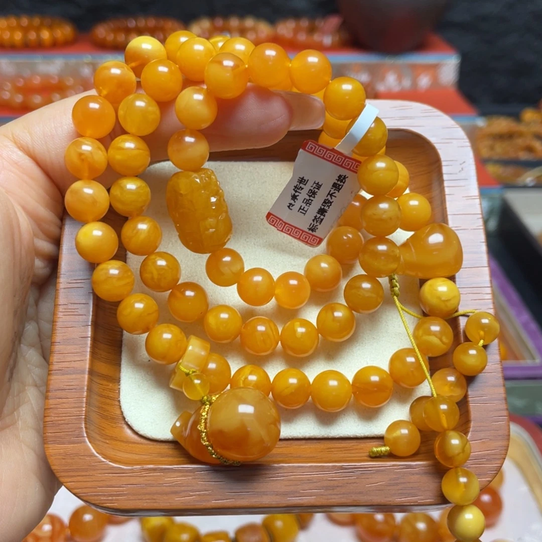 蜜蜡未镶嵌手链手串