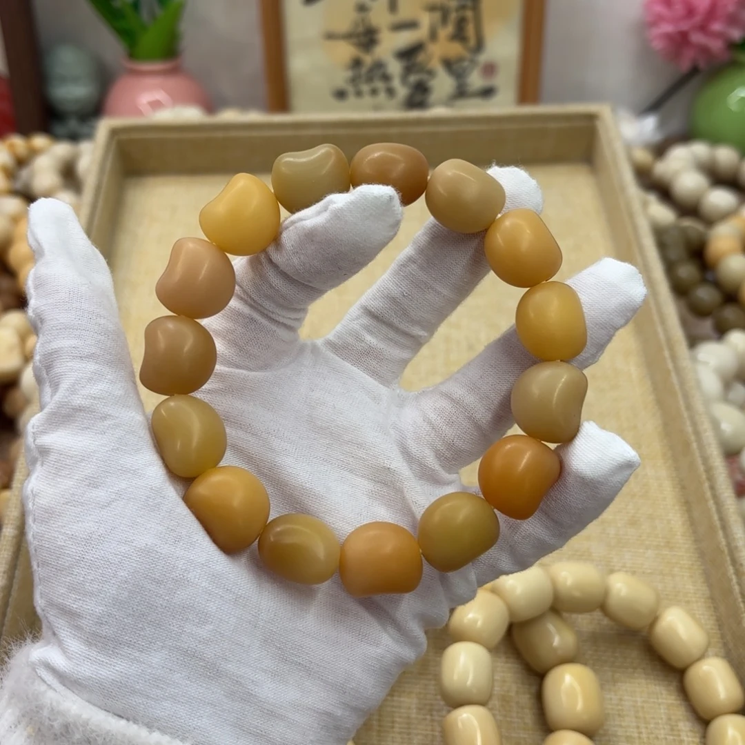 吊坠菩提根/象牙果17干磨微瑕落地果月亮126