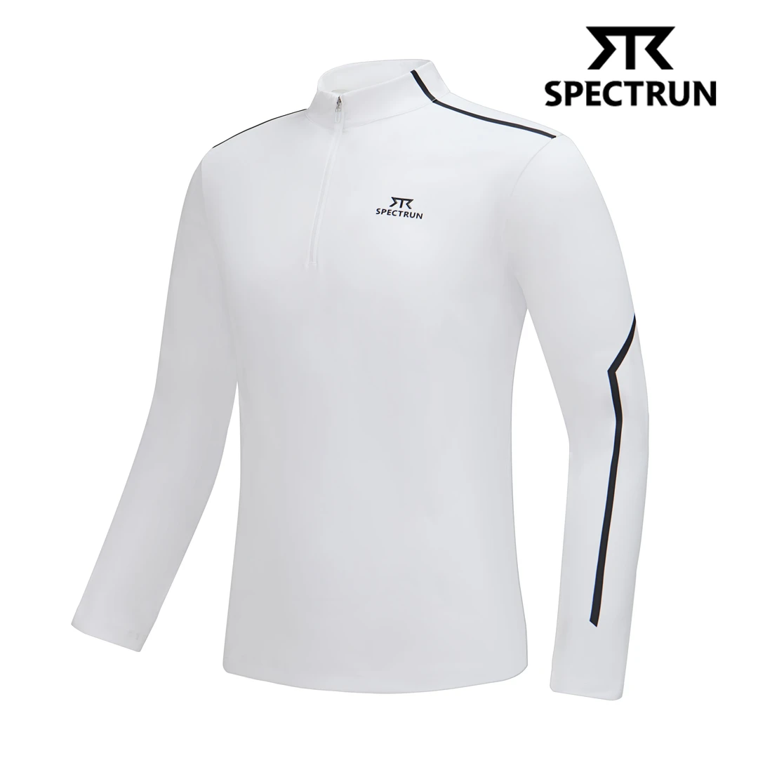 SPECTRUN新款秋冬男士长袖立领套头衫SG2PL33020M