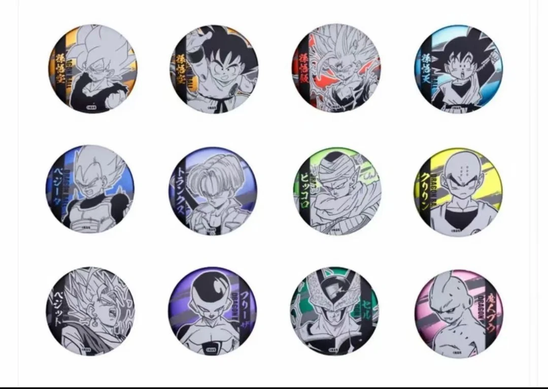 [顺丰包邮]龙珠原画浮雕吧唧第一弹第二弹动漫周边潮玩盲盒（代拆）