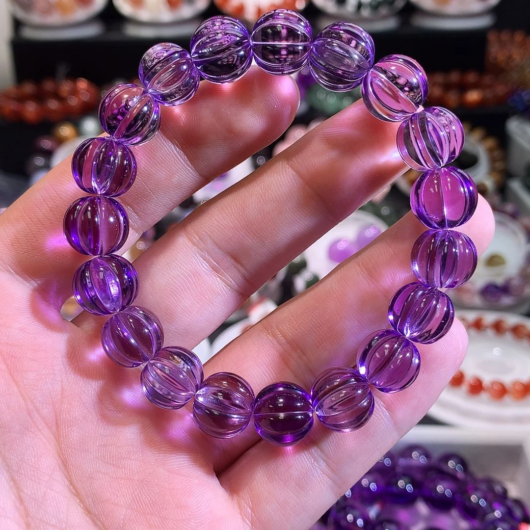 未镶嵌手链水晶巴西紫水晶