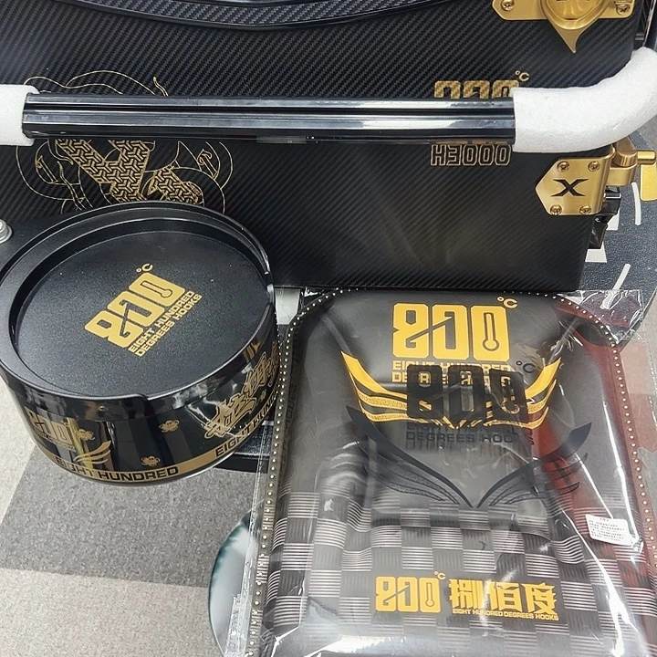 博***不锈钢3000黑➕拉丝金五件套➕食盒➕哈雷坐垫