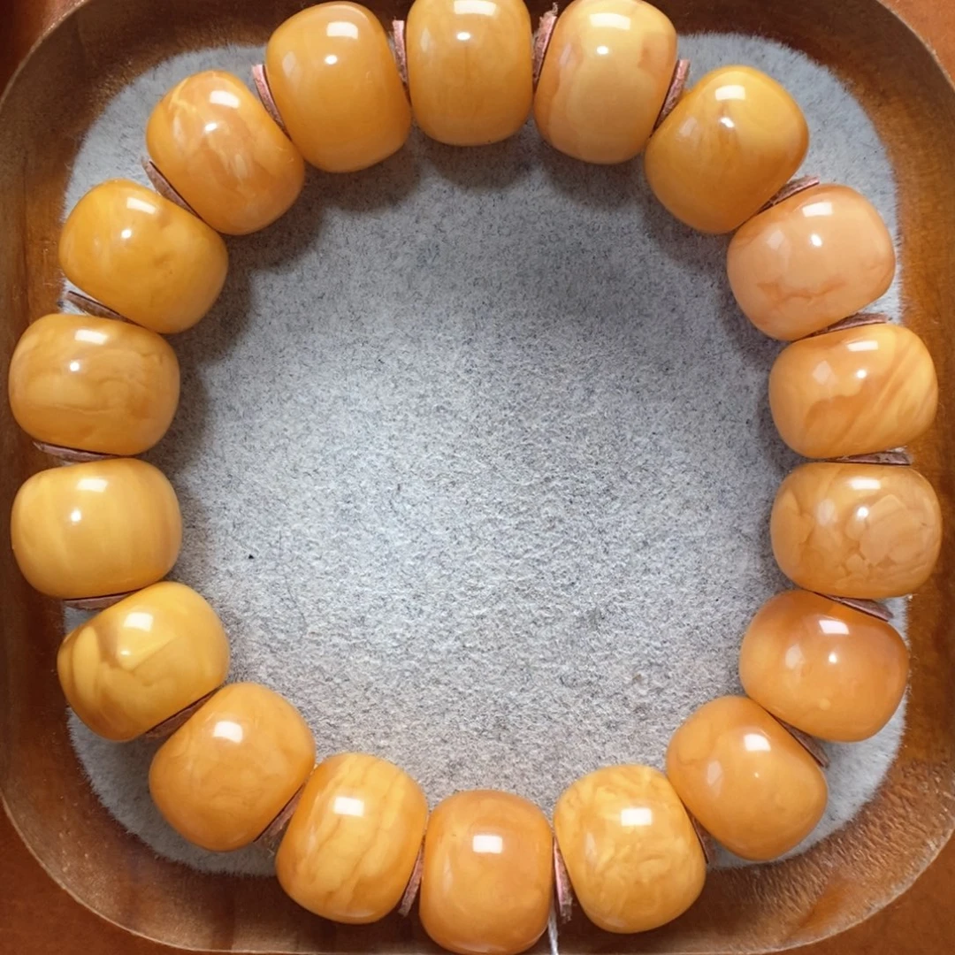 蜜蜡未镶嵌手串蜜蜡