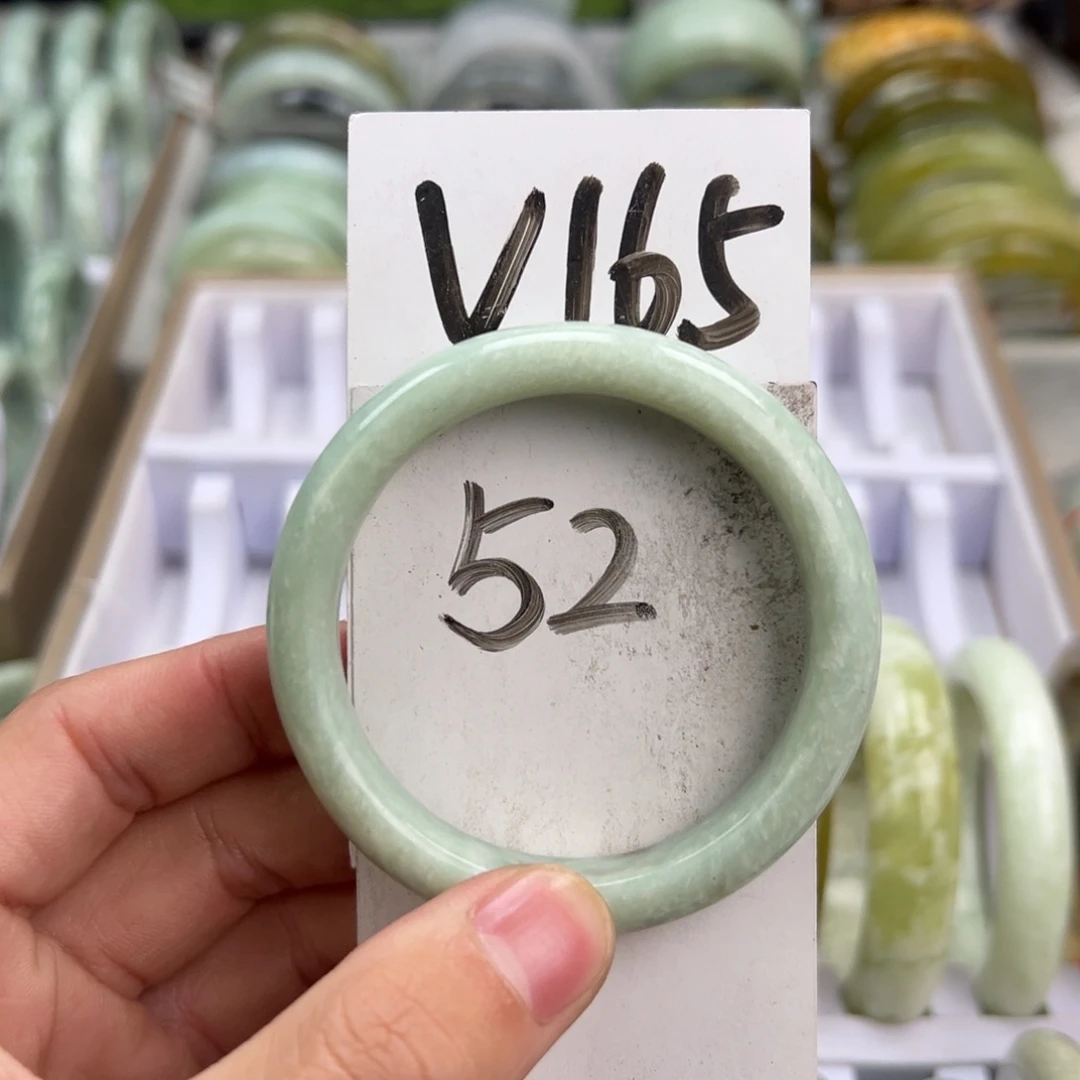 岫玉手镯未镶嵌天然岫玉微瑕