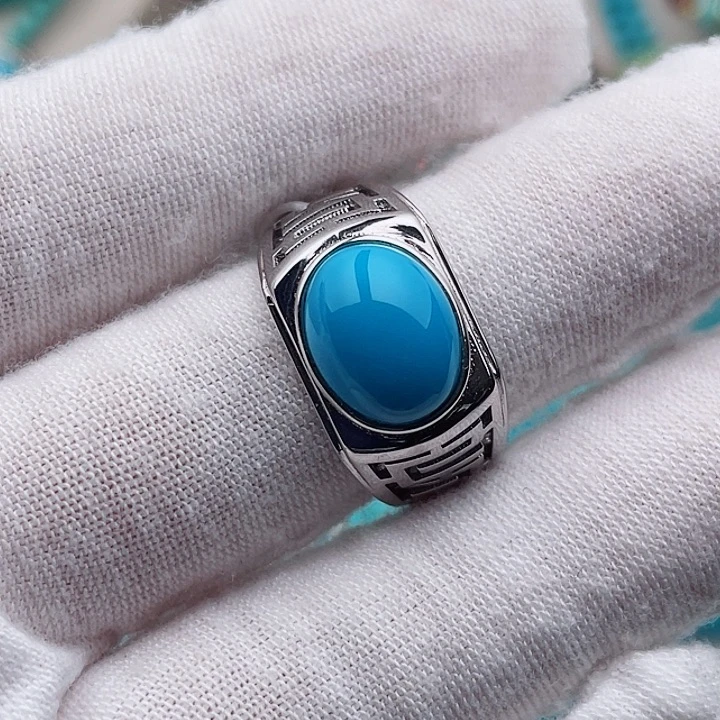 未镶嵌绿松石珠宝奇石12/9mm