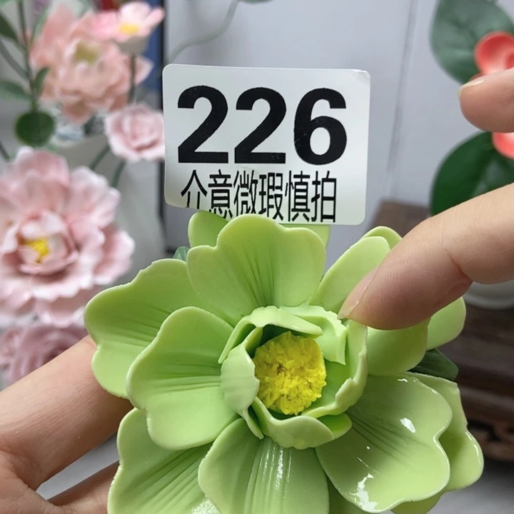 陶瓷制品的制作手工制作陶瓷花