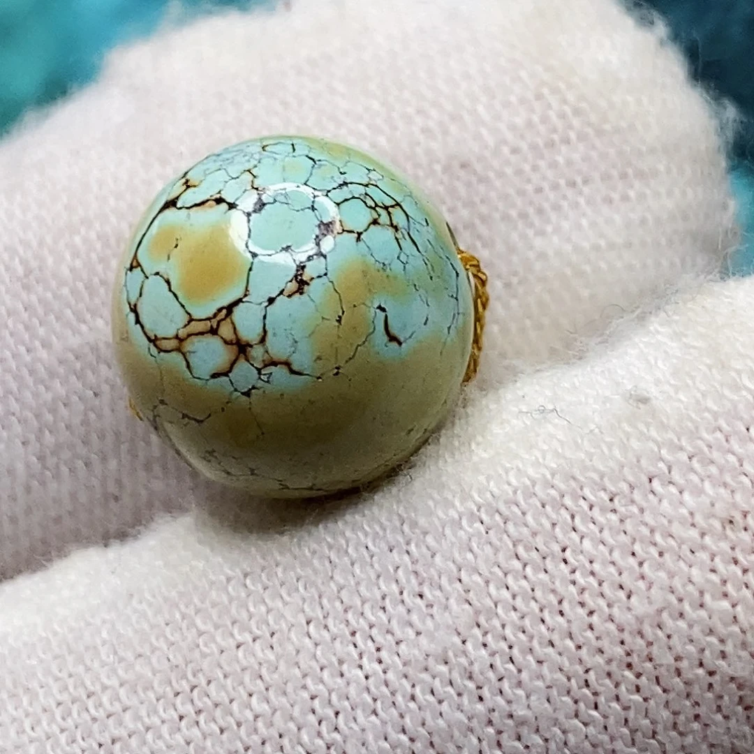 绿松石未镶嵌天然原矿 带武汉地大证书