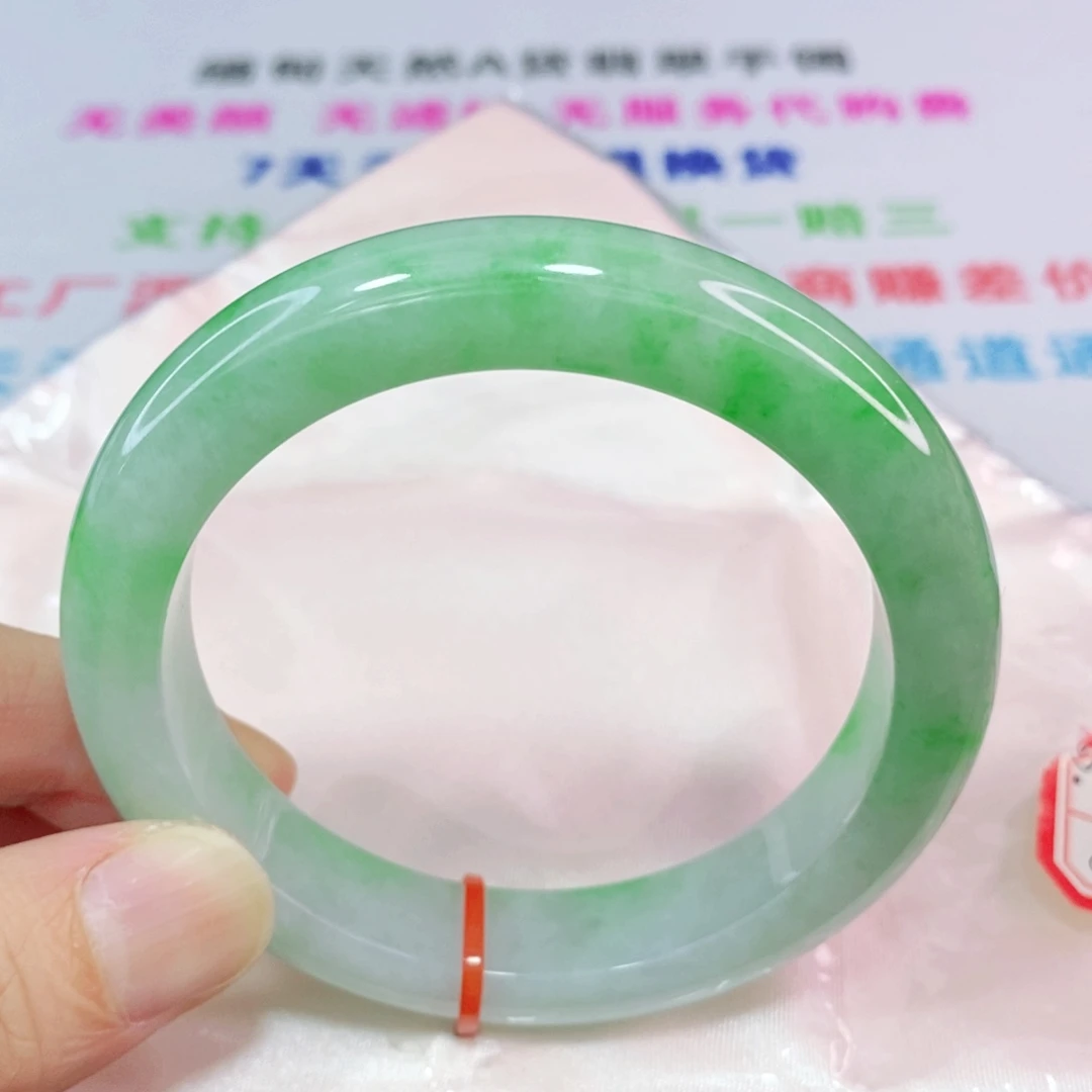 未镶嵌手镯翡翠56.6圈口正圈-高品质毕业款
