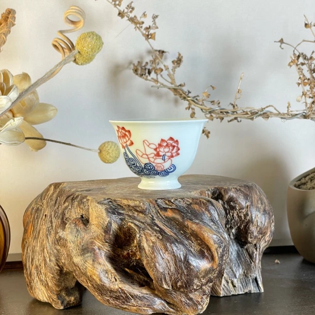 雨溪 有钱花杯 00016