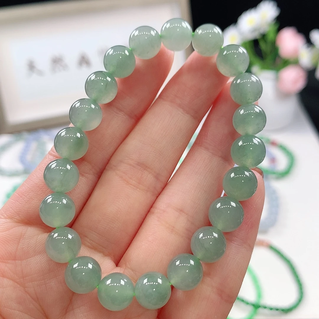 翡翠未镶嵌手链8.8mm
