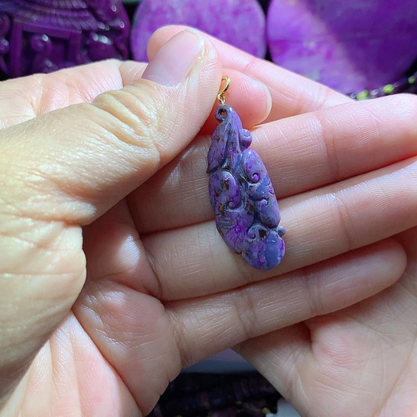 【闪购商品】苏纪石（舒俱来）18K金镶嵌吊坠