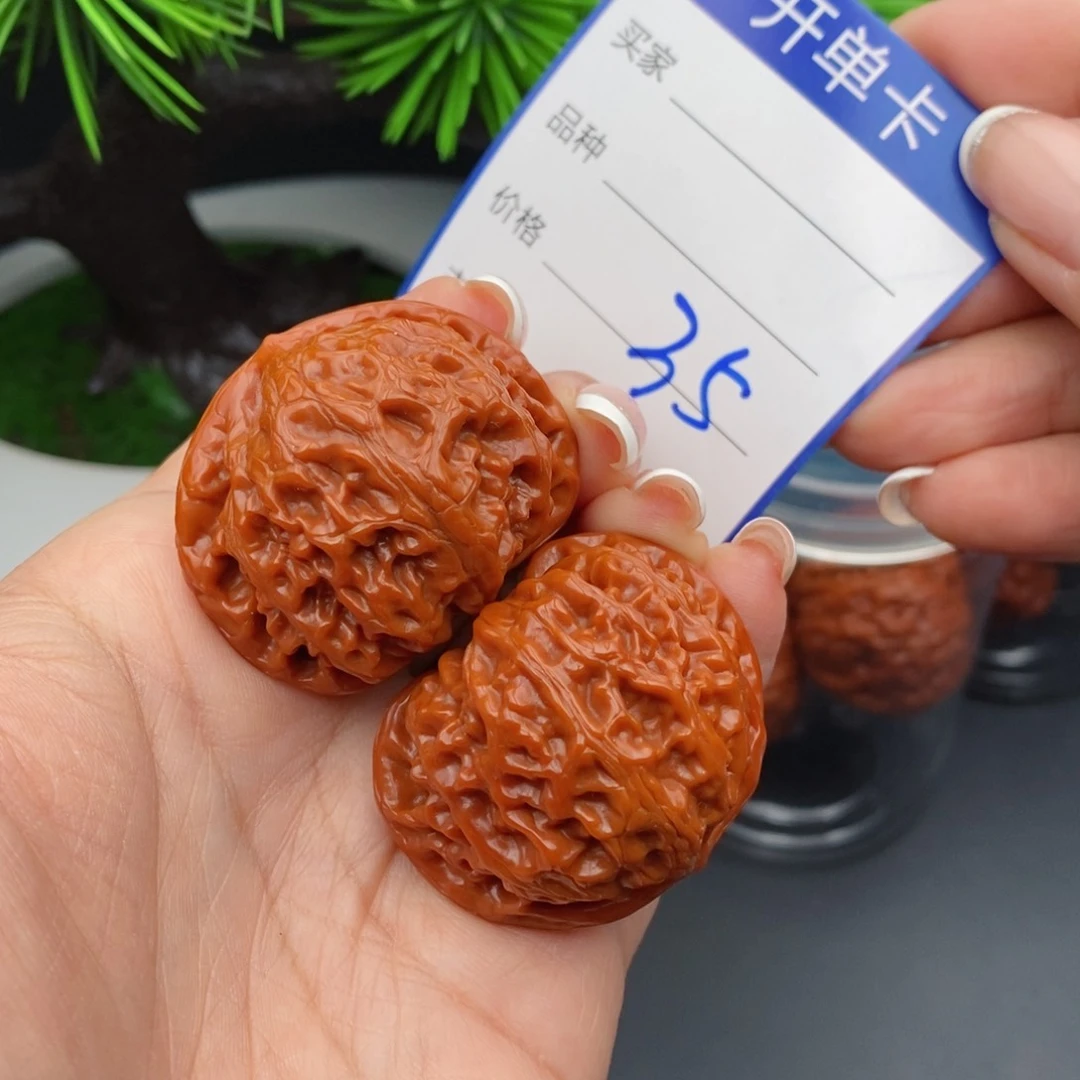 文玩核桃把件40宫灯35