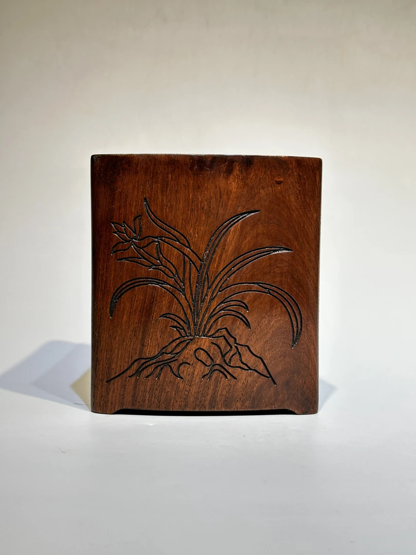 012典藏 京城老赵木器【笔筒】竹木根雕摆件古典家具文房雅玩