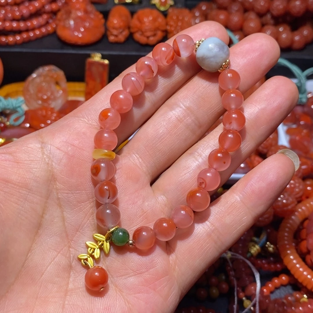 未镶嵌单圈南红玛瑙