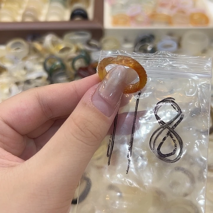 合金戒指玛瑙/玉髓118港17