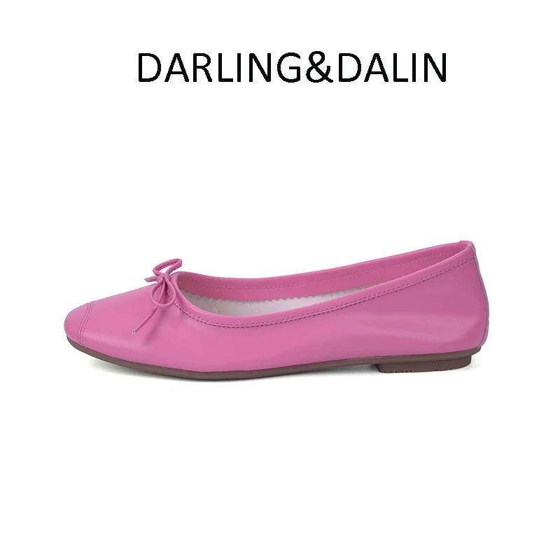 “奶油”仙女风法式平底蝴蝶结芭蕾鞋软底浅口玛丽珍一脚蹬单鞋女