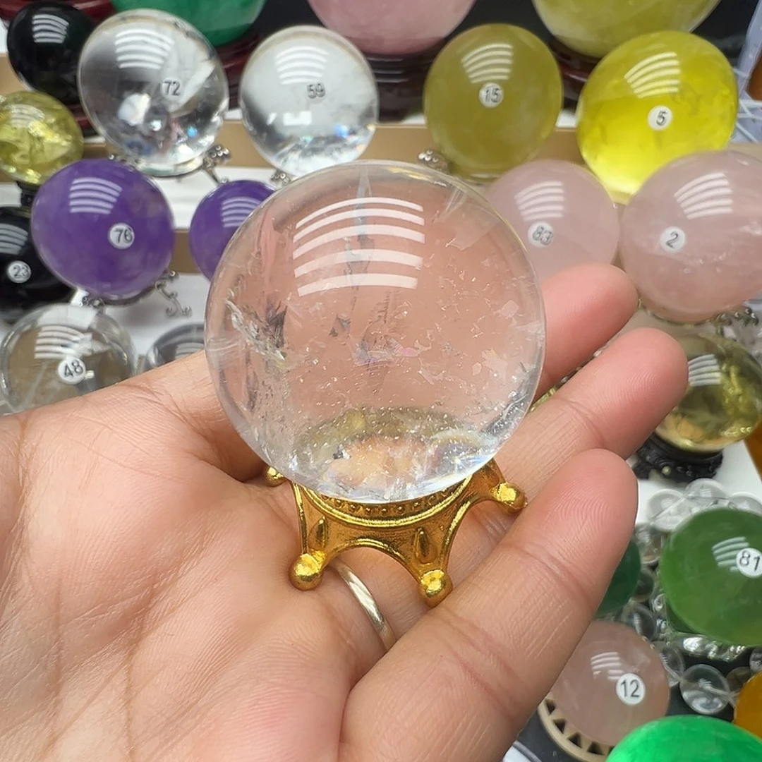 珠宝半成品水晶未镶嵌