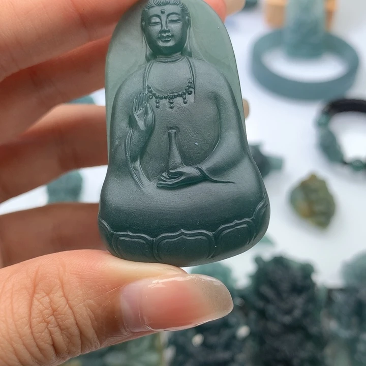 未镶嵌定制翡翠毛货不退不换