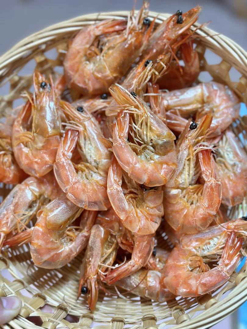 青岛特产无添加大虾干孕妇儿童零食淡干烘烤虾干软硬适中
