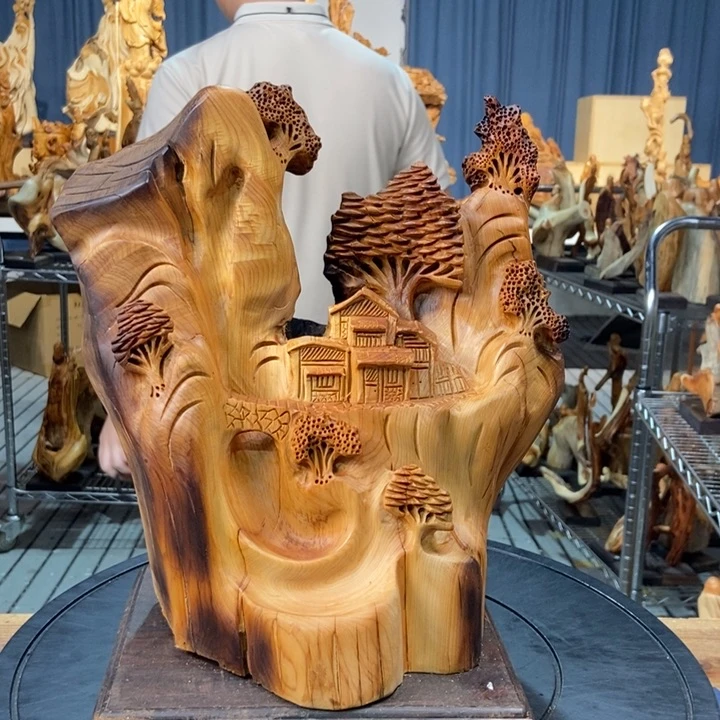 柏木（崖柏）随型摆件