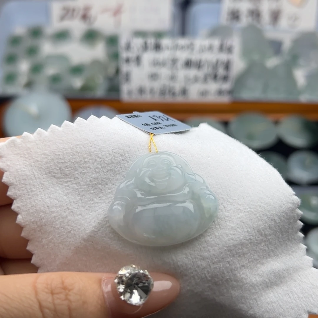 颈饰未镶嵌翡翠佛公