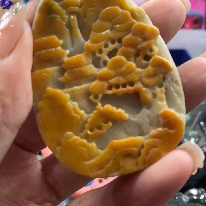 翡翠未镶嵌吊坠(不含链)童*烧949