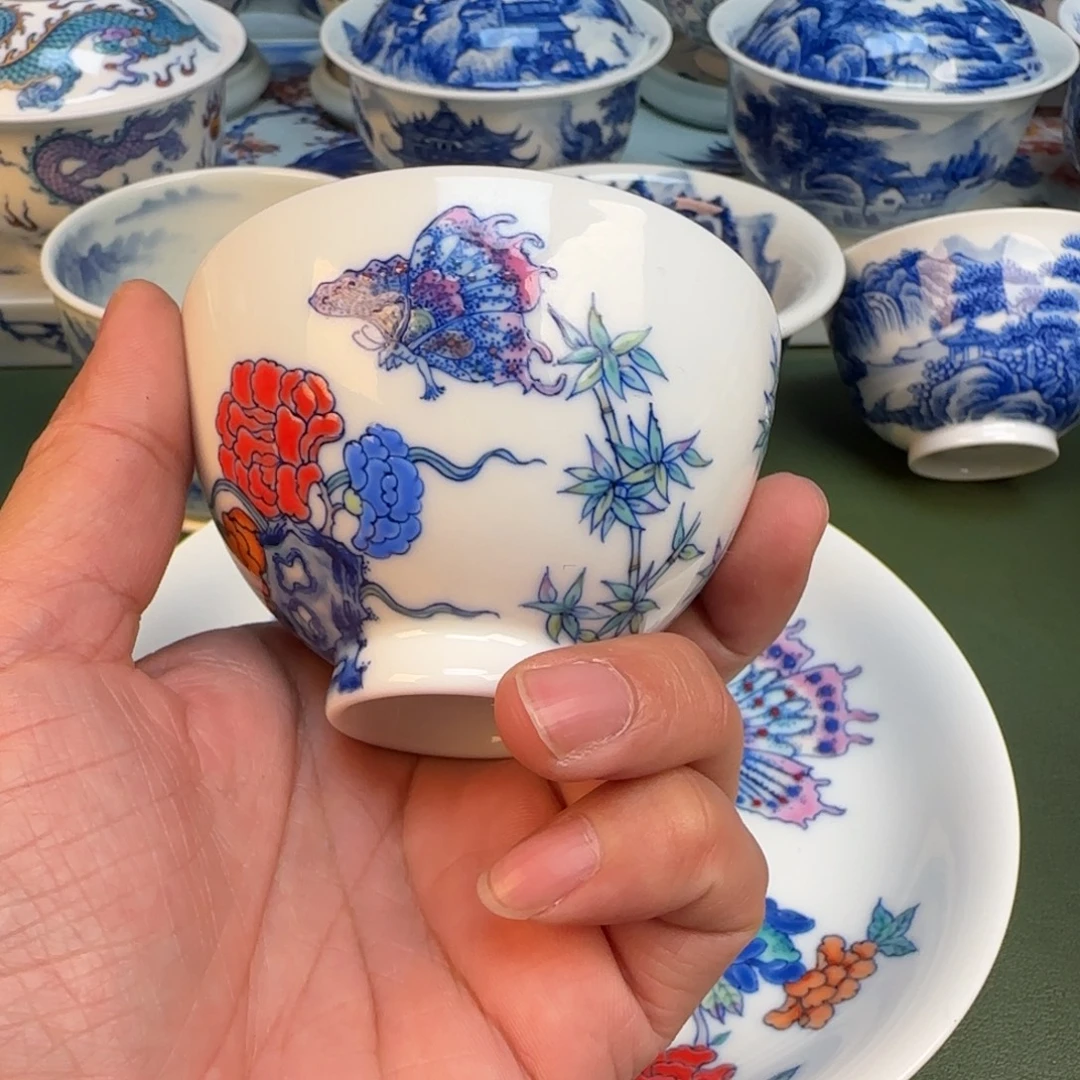 纯手工纯手绘茶具石头201