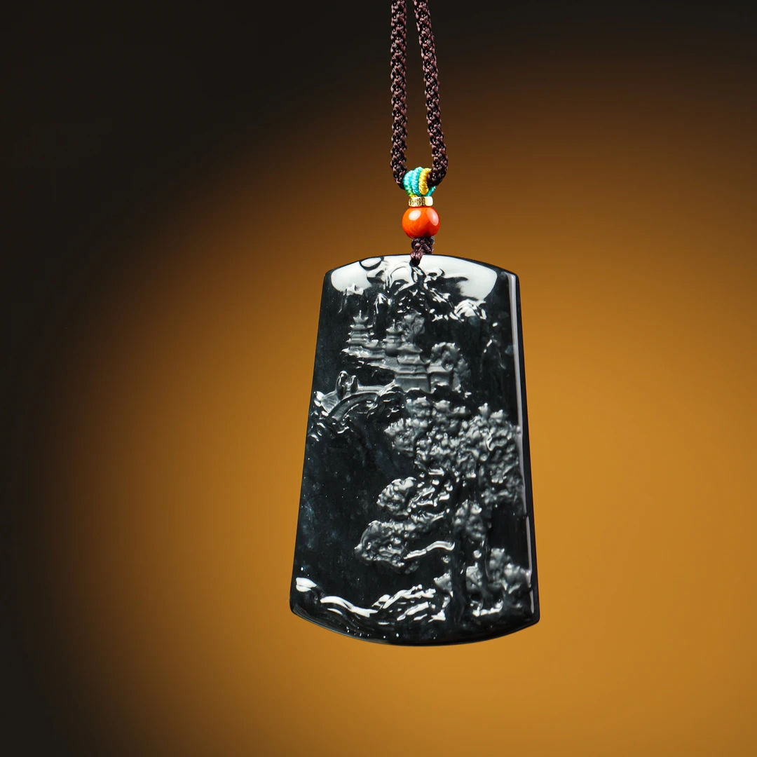 【瑞老板翡翠】翡翠挂件 山水牌（多样性发一）