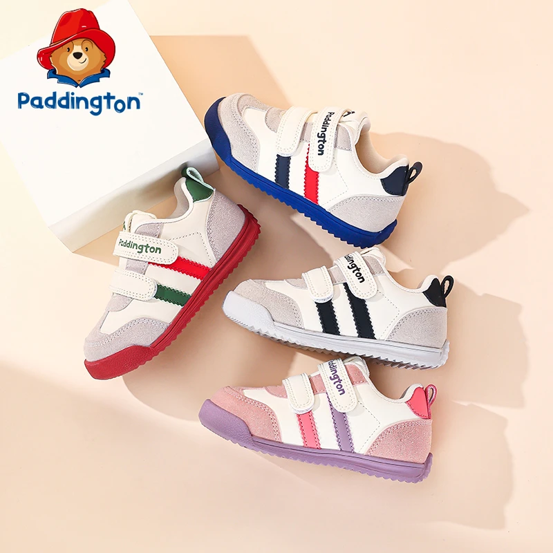 帕丁顿熊2025年秋季新款儿童软底阿甘鞋男童运动鞋女童休闲鞋童鞋