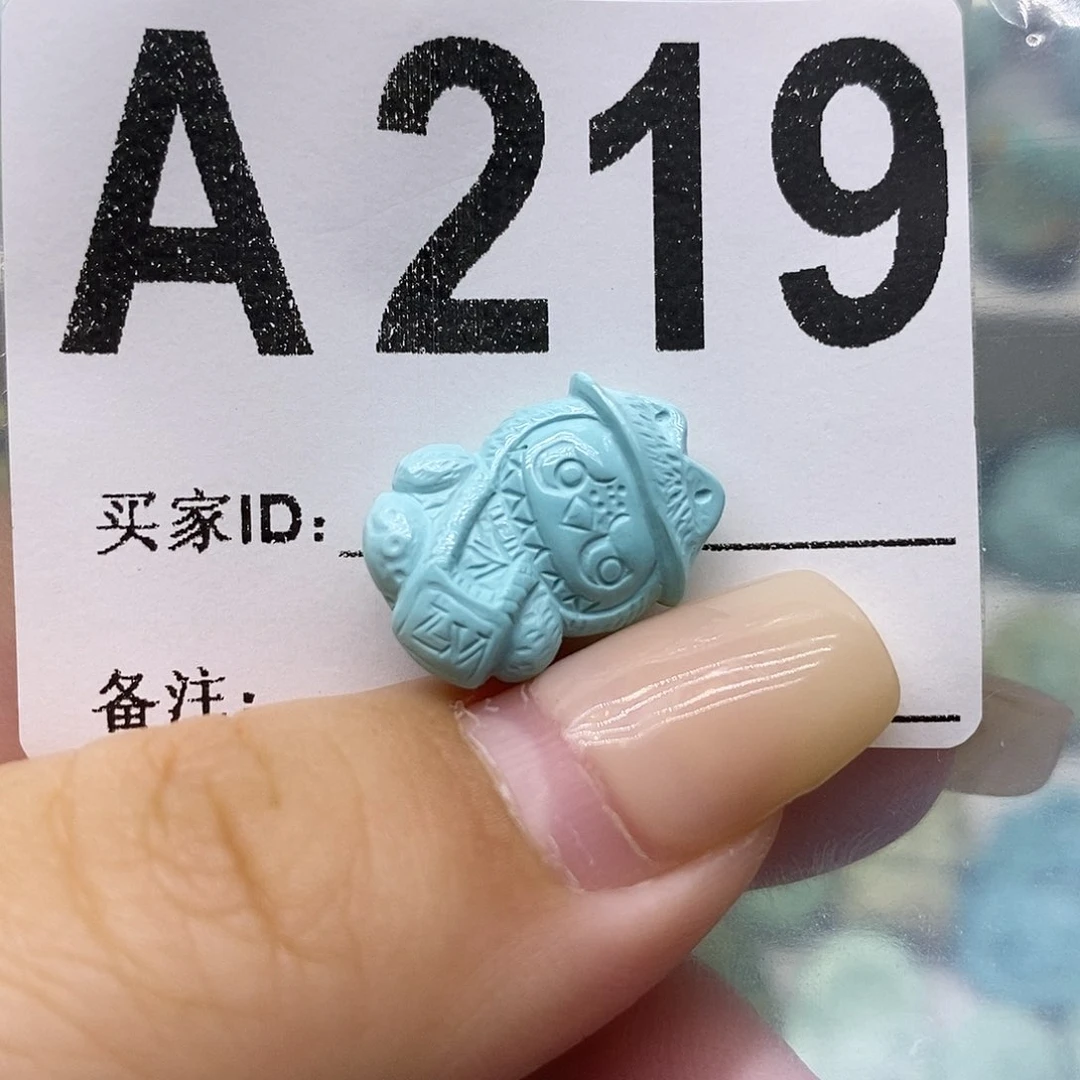 未镶嵌绿松石绿松石配饰定制一****夫