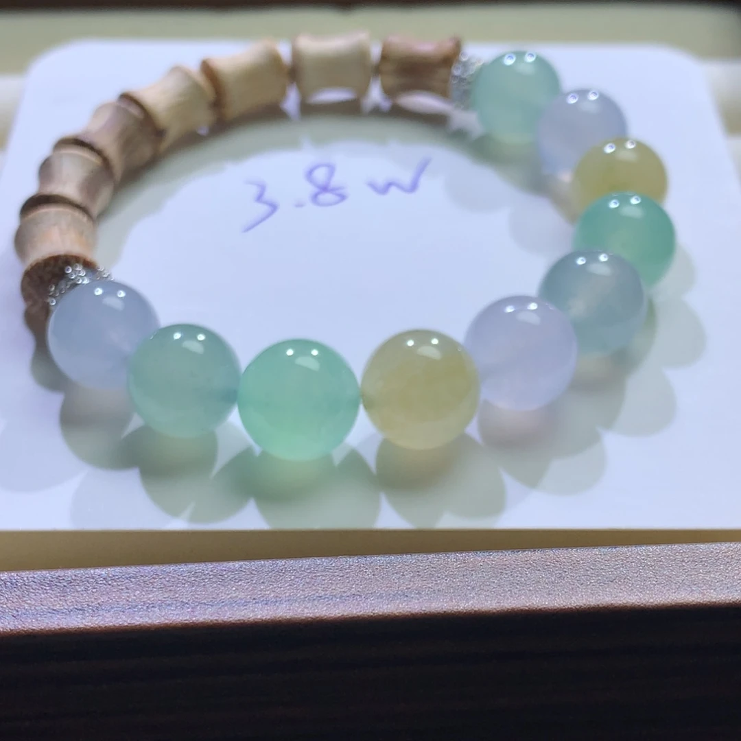 翡翠未镶嵌手串卡10