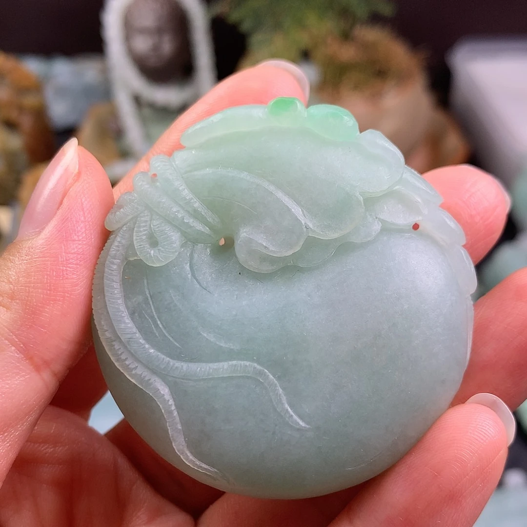 未镶嵌定制翡翠钱袋